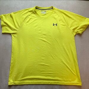 Under Armour Men's Neon Yellow Short Sleeve Tee